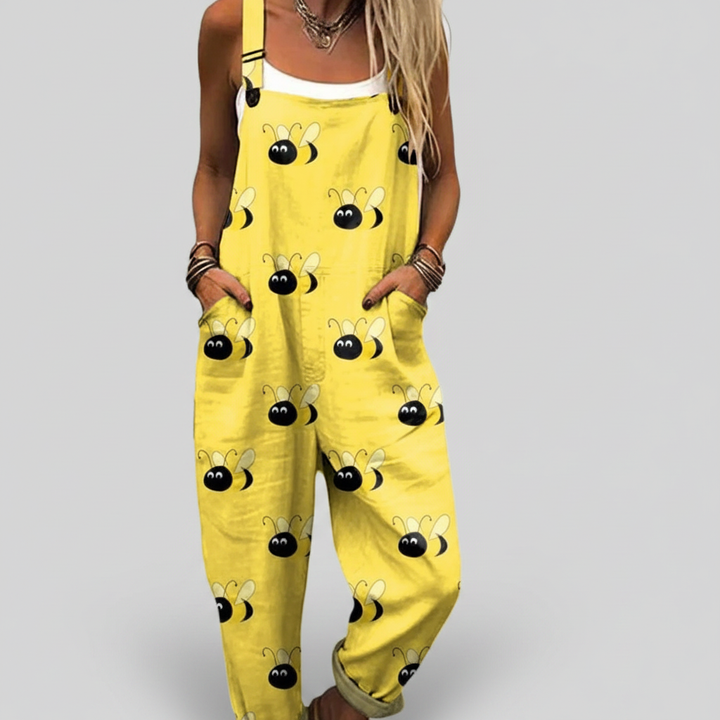 Seraphina - Bumblebee Print Jumpsuit