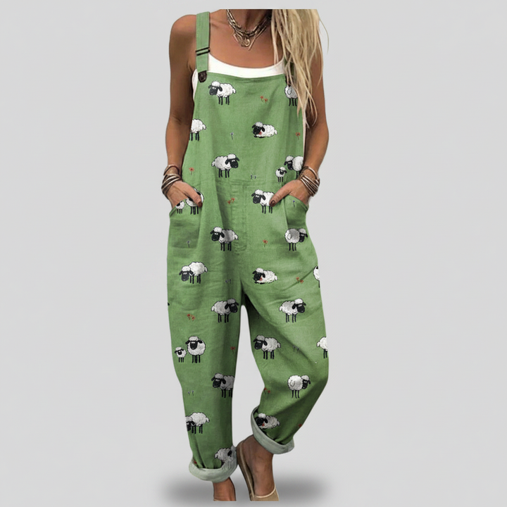 Greta – Flowing Pastoral Jumpsuit
