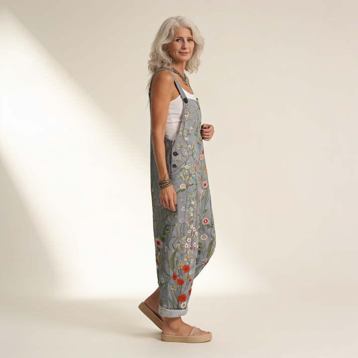 Hazel – Flowing Wildflower Jumpsuit