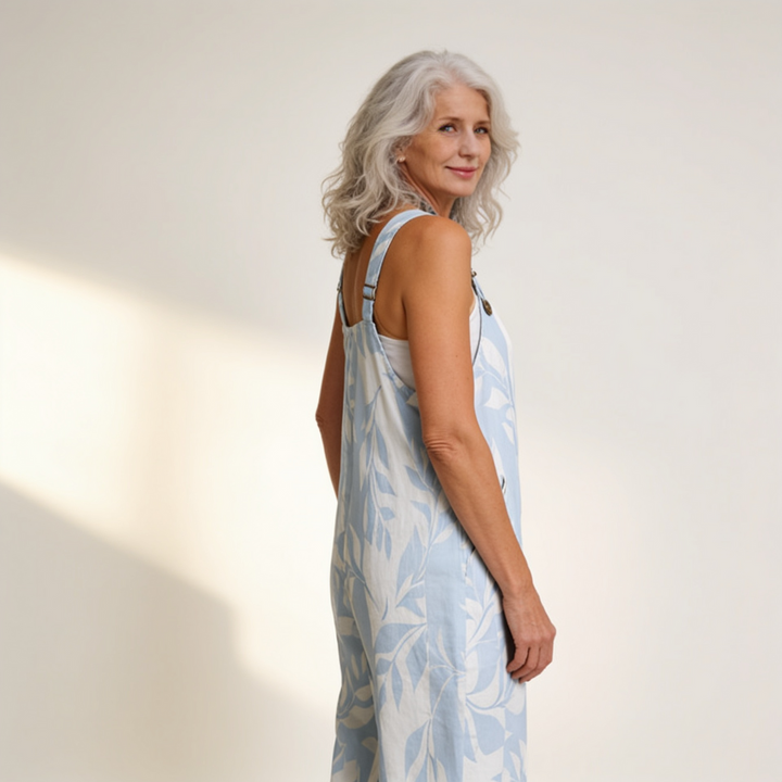 Orla – Flowing Botanical Jumpsuit