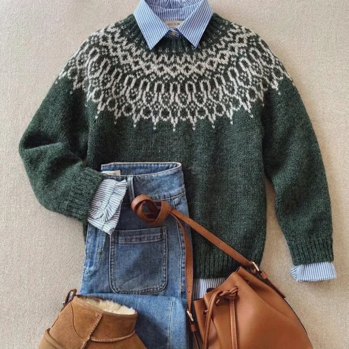 Anna - Classic Vintage Knit Sweater