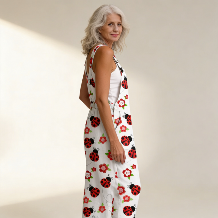 Bridget – Ladybird Print Jumpsuit