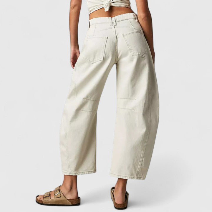 Rain Wide-Leg Trousers