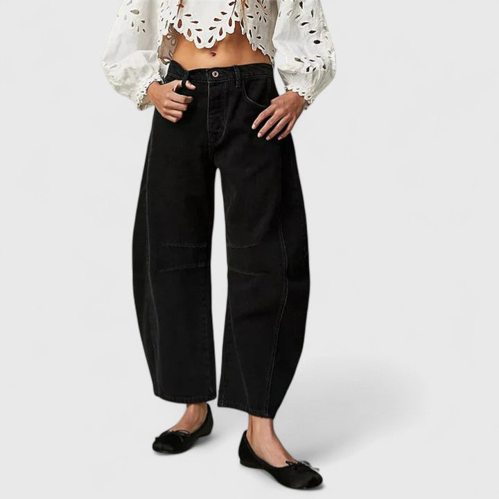 Rain Wide-Leg Trousers