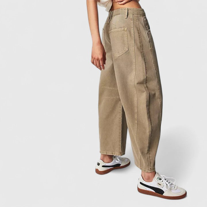 Rain Wide-Leg Trousers
