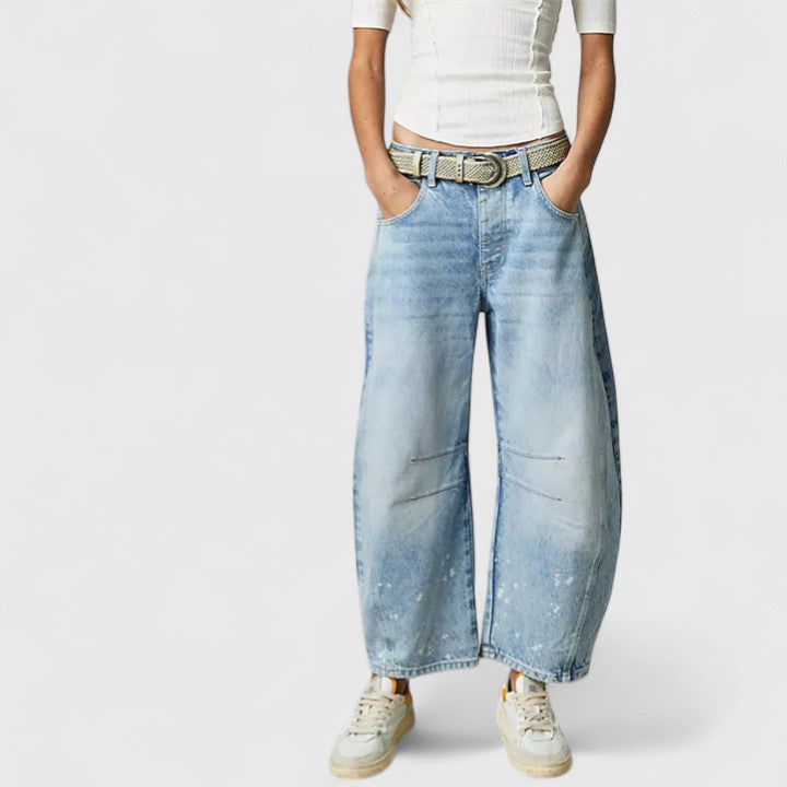 Rain Wide-Leg Trousers