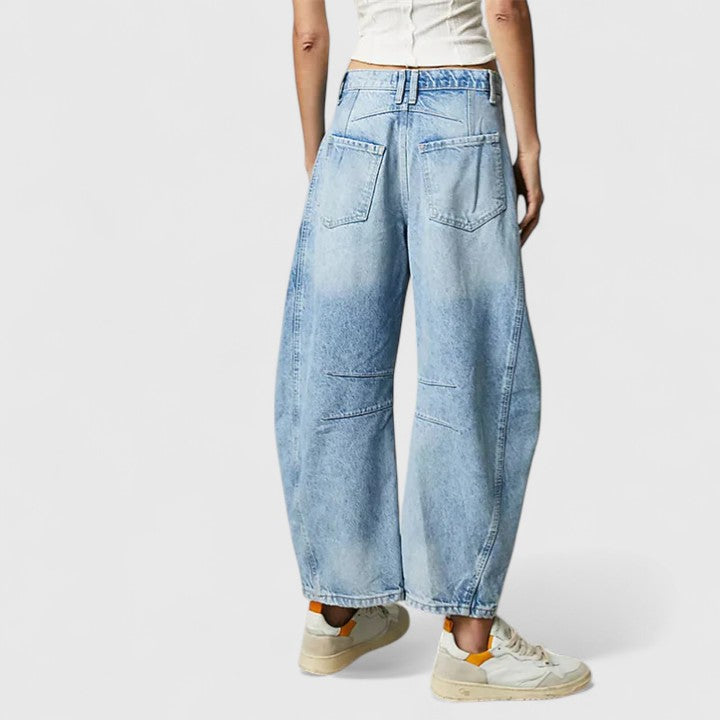 Rain Wide-Leg Trousers