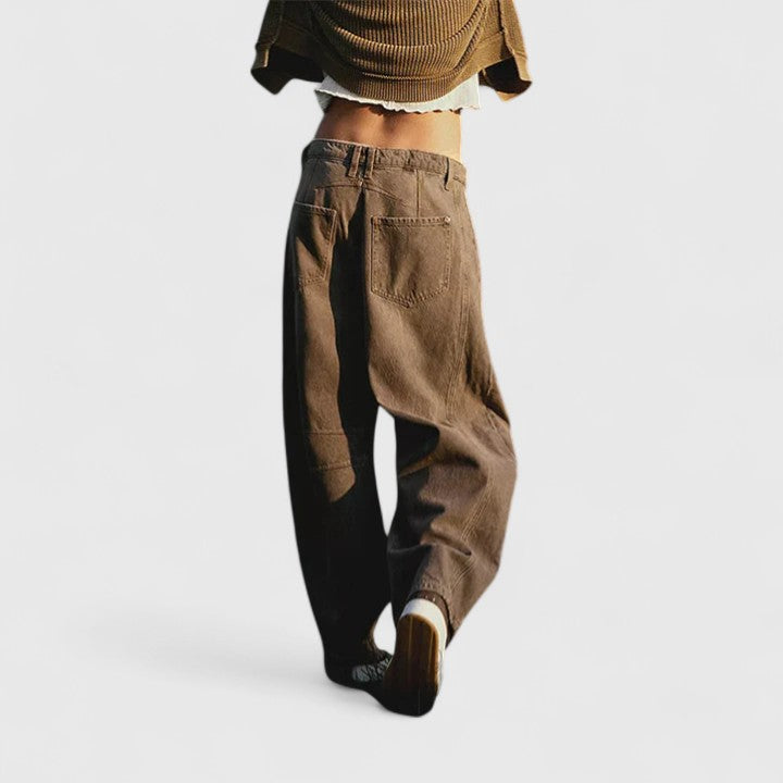 Rain Wide-Leg Trousers