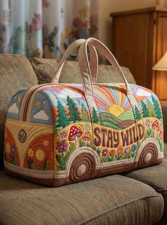 Roamvana - Quilted Travel Duffle Bag