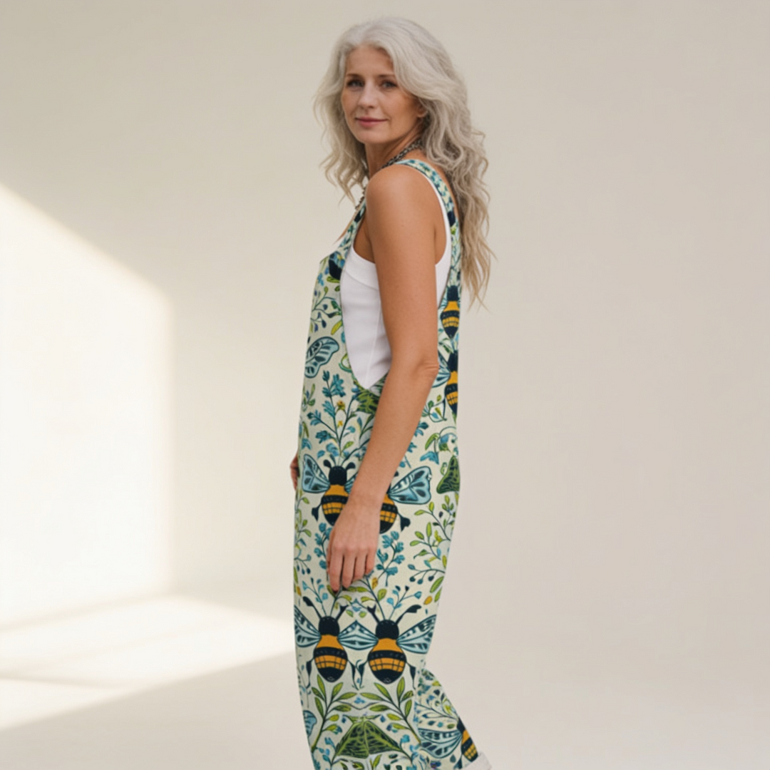 Nuala - Symmetrical Garden Silhouette Jumpsuit