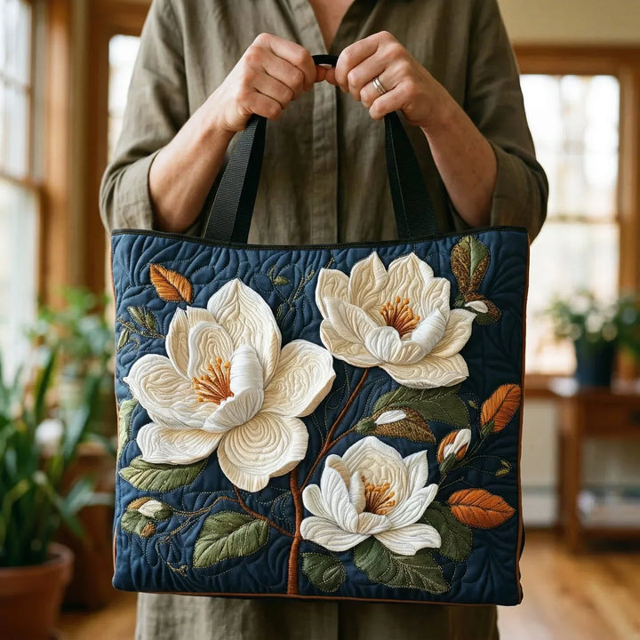 Delicate Magnolia Handmade Bag