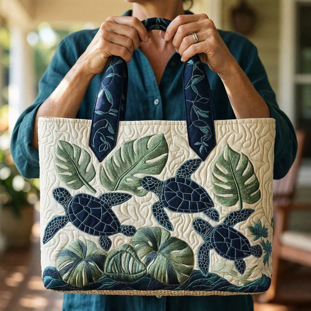 Sea Turtle Grace Handmade Bag