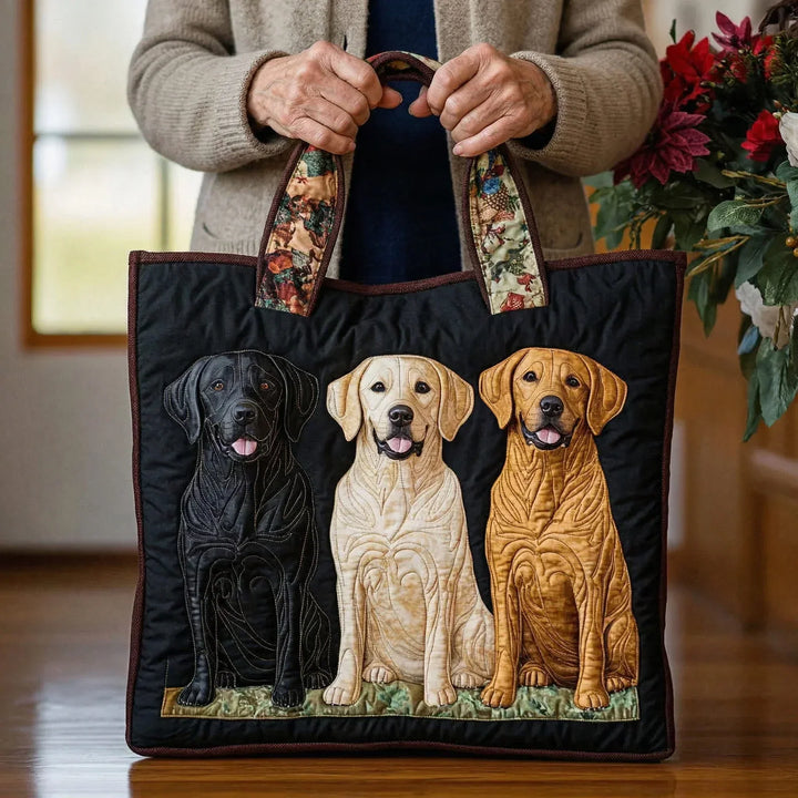 Three Labradors Handmade Bag