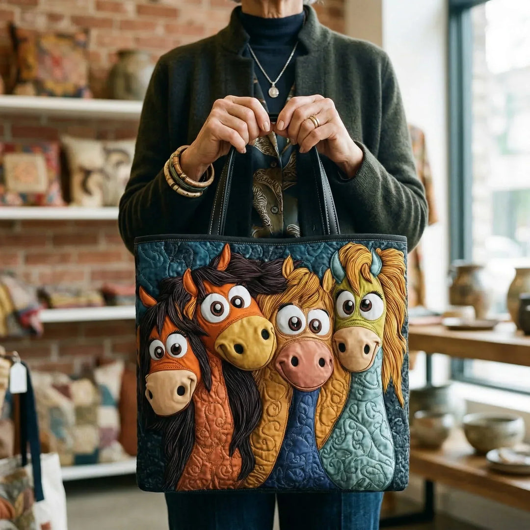 Playful Ponies Handmade Bag