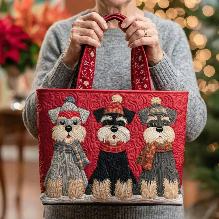 Trio of Schnauzers Handmade Bag