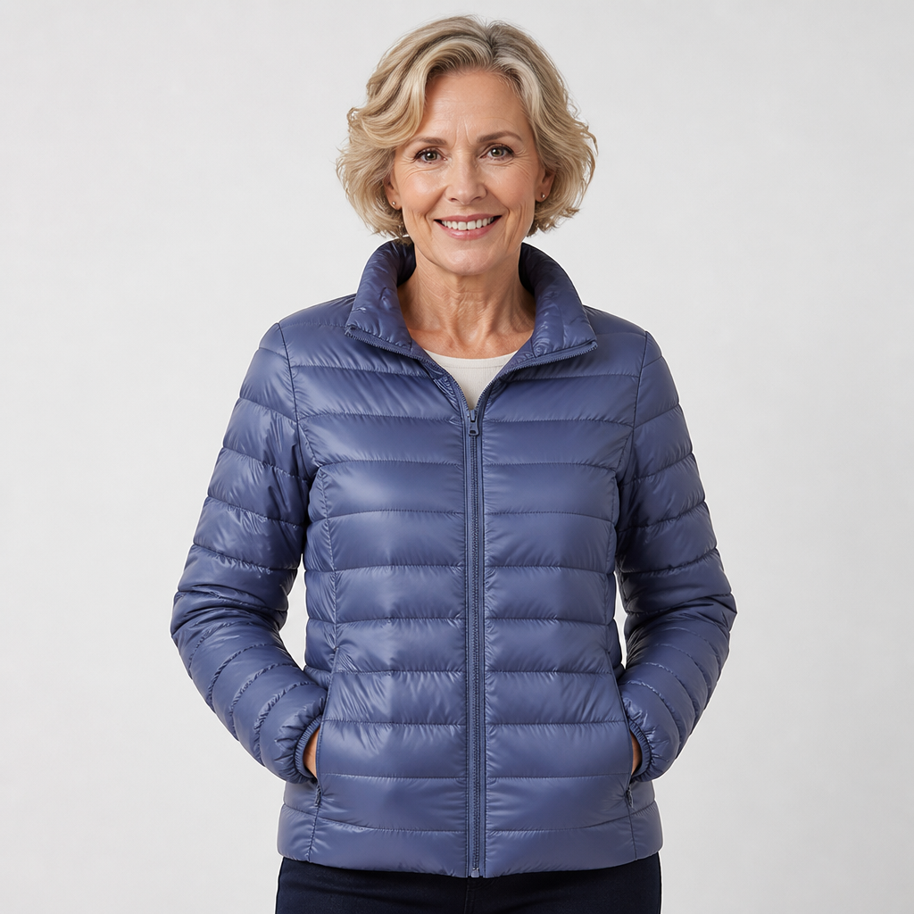 Danielle - Indigo Puffer Jacket