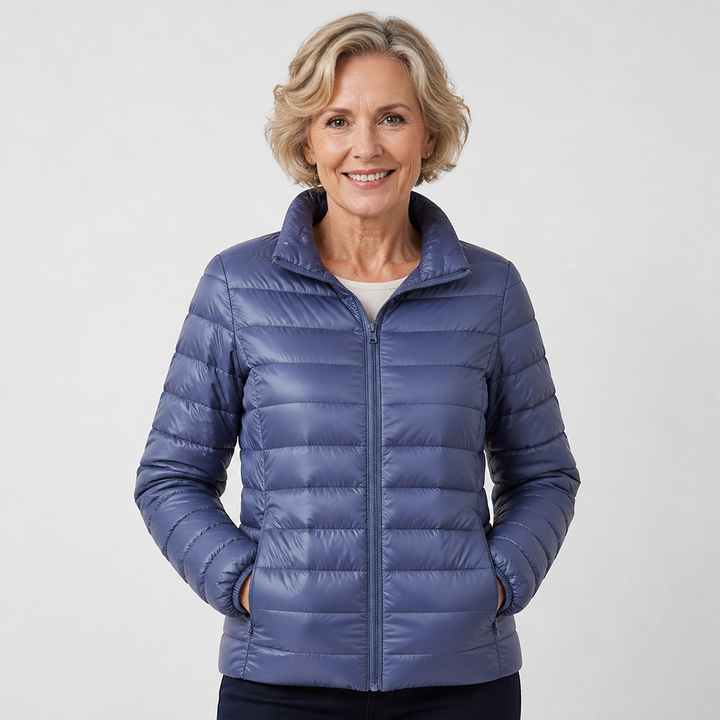 Danielle - Indigo Puffer Jacket
