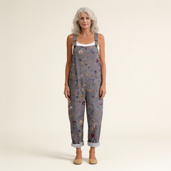 Fiona - Subtle Grey Floral Motif