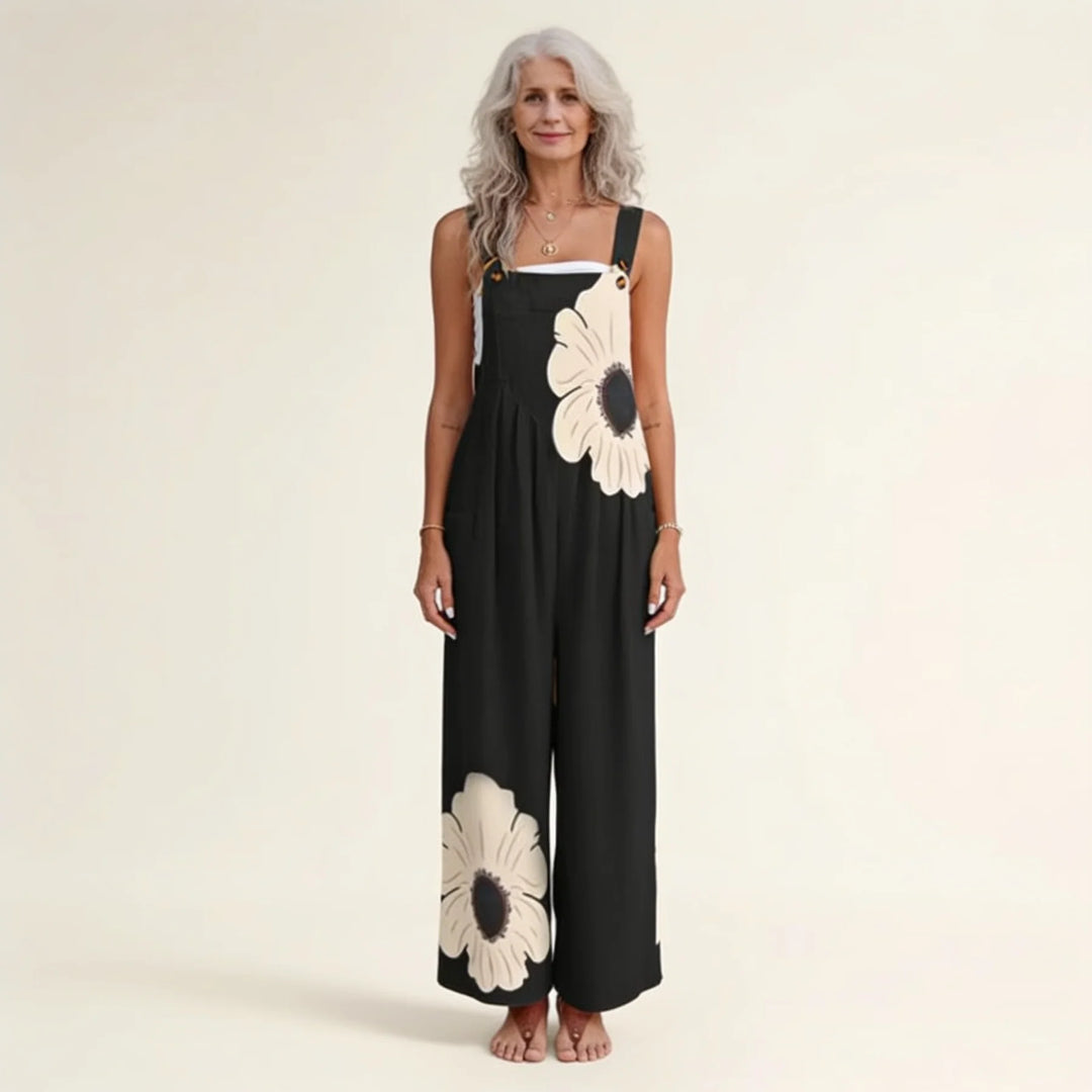 Florence – Flowing Statement Floral Jumpsuit