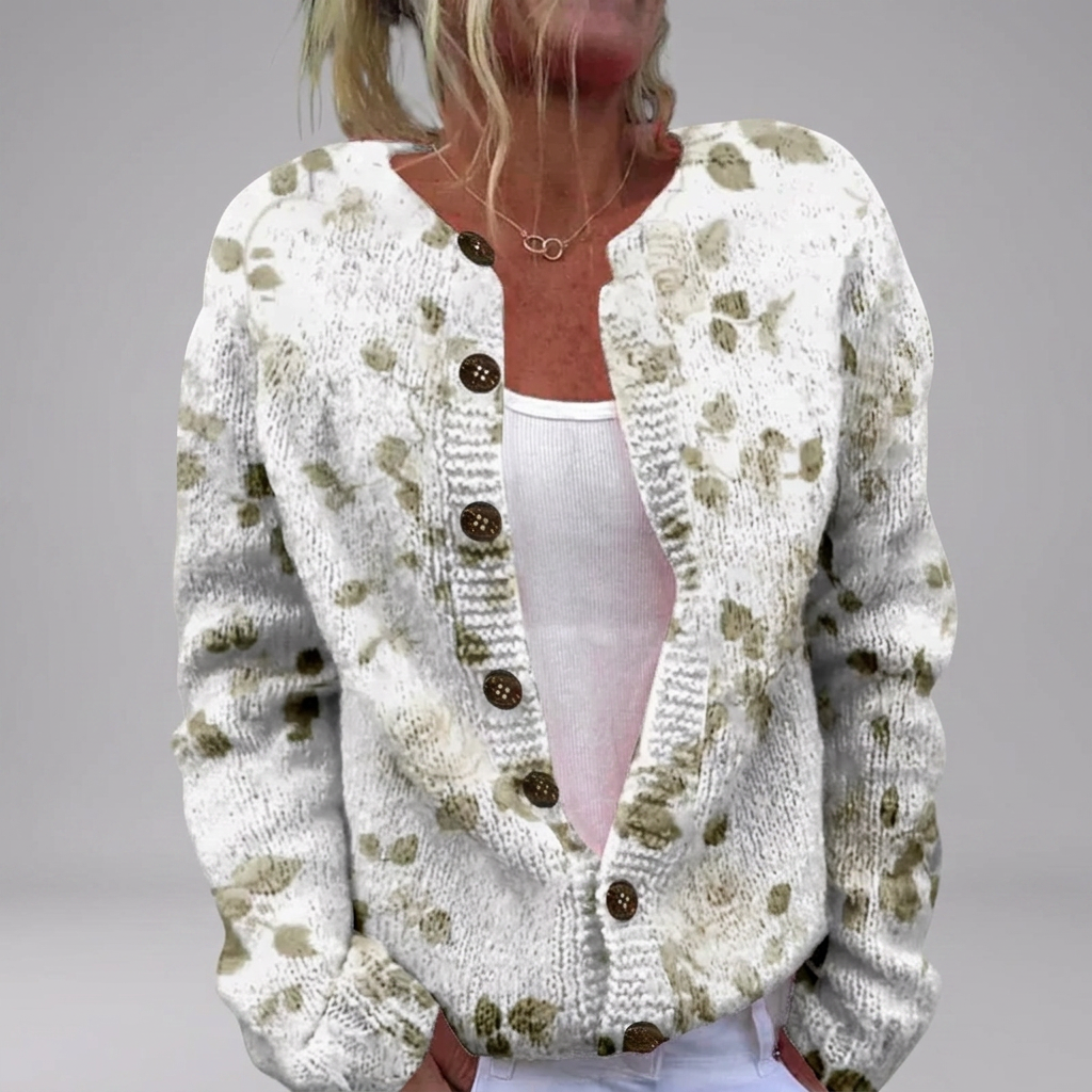 Vevila - Wildmeadow Print Cardigan - Product Photo