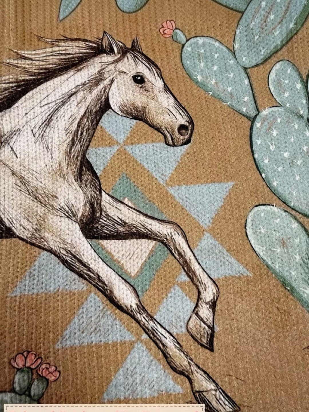 Kaitlyn - Desert Horse and Cactus Zip Cardigan - View 7