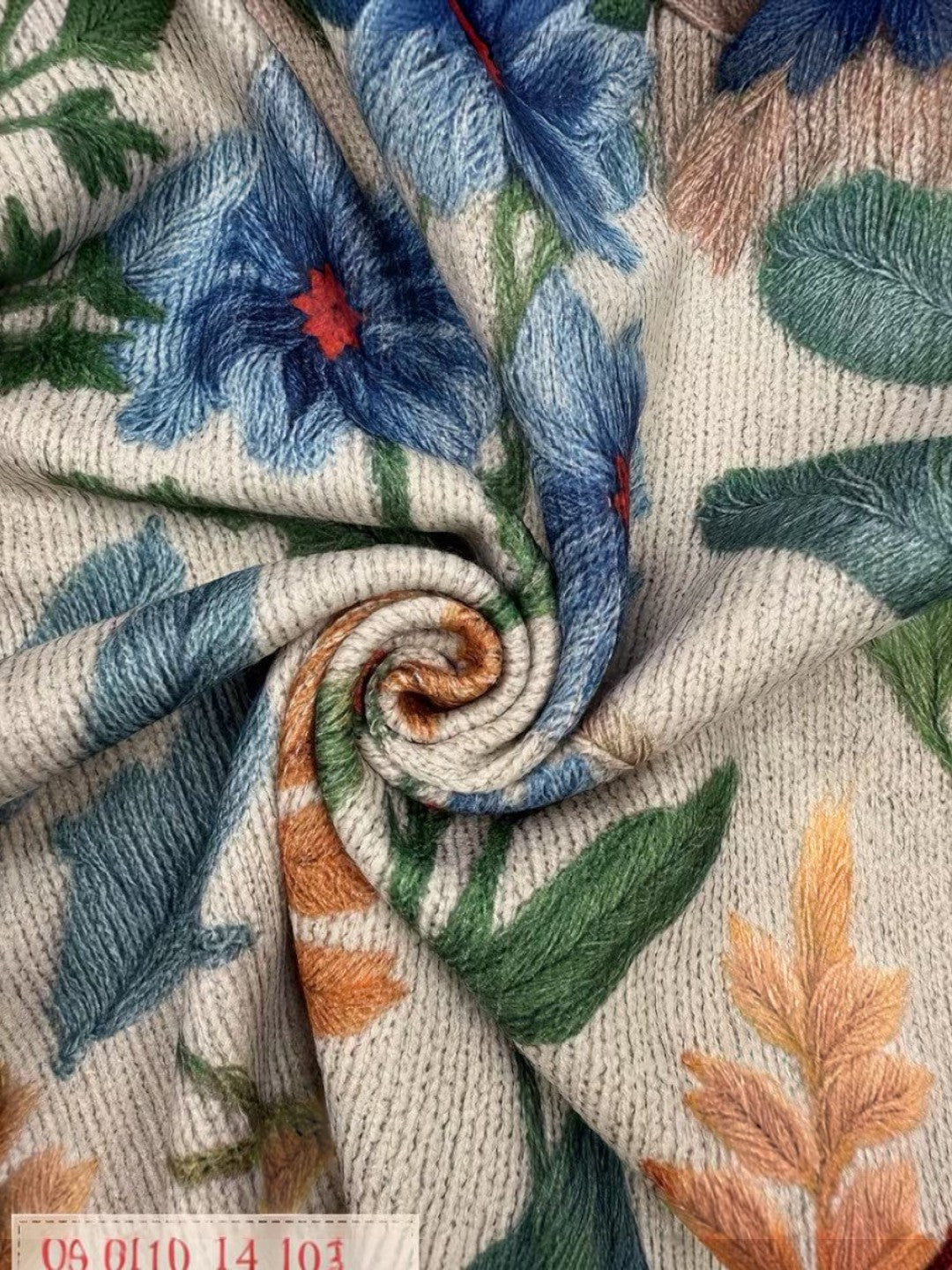 Elise - Botanical Garden Floral Zip Cardigan - View 7