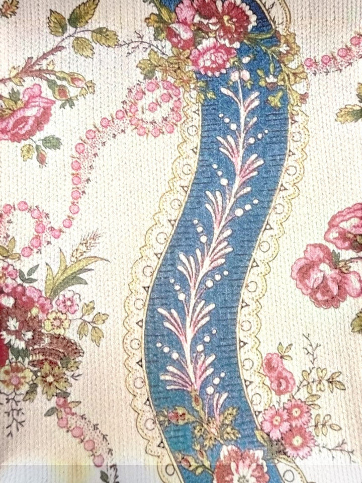 Camila - Climbing Rose Ribbon Zip Cardigan - View 8