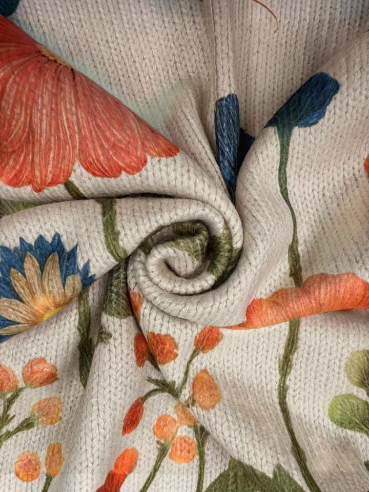 Brianna - Wildflower Meadow Zip Cardigan - View 6