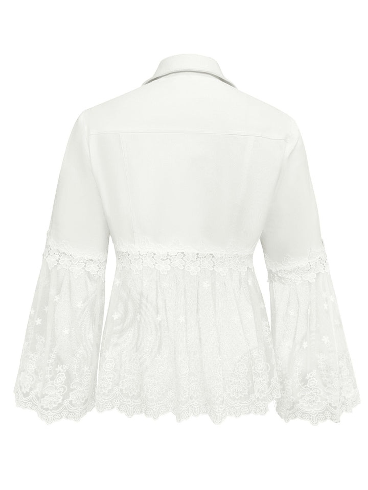 Addison - Lace-Panel Jacket