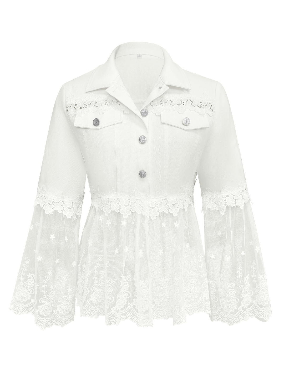 Addison - Lace-Panel Jacket