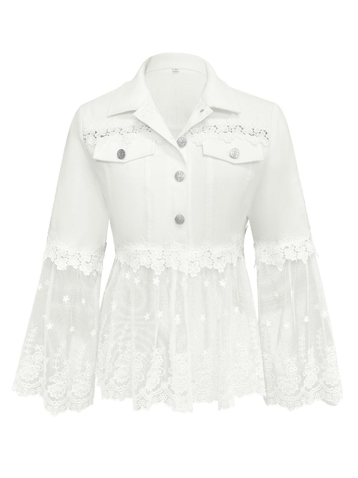 Addison - Lace-Panel Jacket