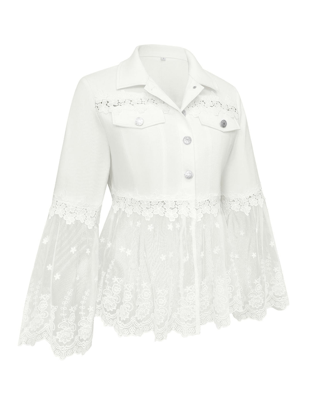 Addison - Lace-Panel Jacket