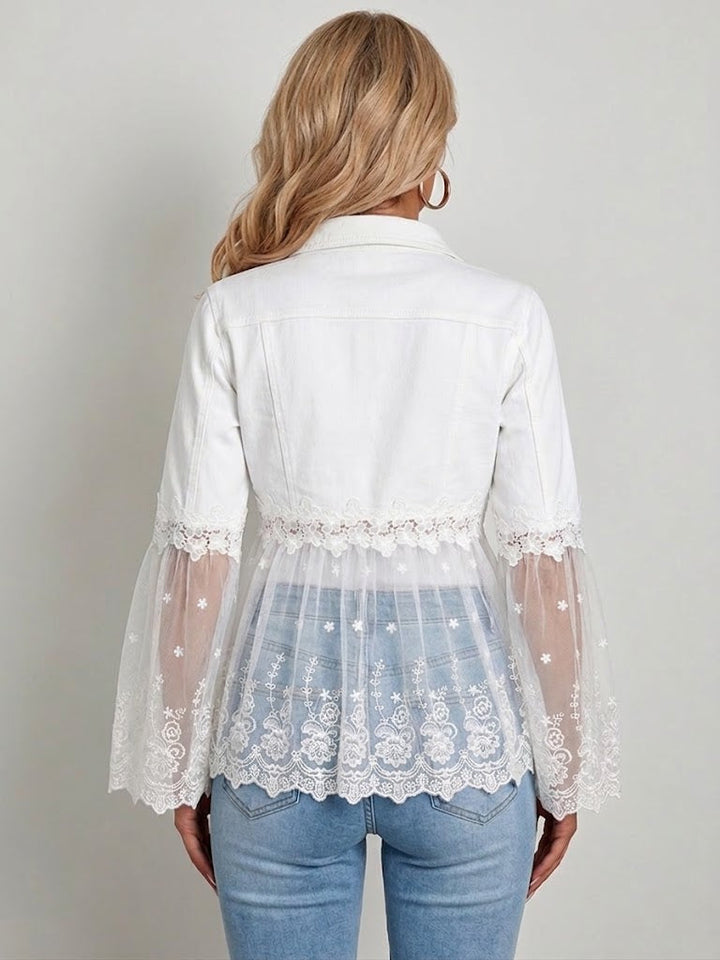 Addison - Lace-Panel Jacket